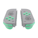 eXtremeRate Mint Green Replacement ABXY Direction Keys SR SL L R ZR ZL Trigger Buttons Springs, Full Set Buttons Repair Kits with Tools for NS Switch JoyCon & OLED JoyCon - JoyCon Shell NOT Included- AJ208