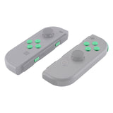 eXtremeRate Mint Green Replacement ABXY Direction Keys SR SL L R ZR ZL Trigger Buttons Springs, Full Set Buttons Repair Kits with Tools for NS Switch JoyCon & OLED JoyCon - JoyCon Shell NOT Included- AJ208