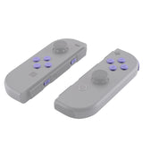 eXtremeRate Light Violet Replacement ABXY Direction Keys SR SL L R ZR ZL Trigger Buttons Springs, Full Set Buttons Repair Kits with Tools for NS Switch JoyCon & OLED JoyCon - JoyCon Shell NOT Included  - AJ209
