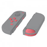 eXtremeRate Indian Red Replacement ABXY Direction Keys SR SL L R ZR ZL Trigger Buttons Springs, Full Set Buttons Repair Kits with Tools for NS Switch JoyCon & OLED JoyCon - JoyCon Shell NOT Included - AJ219