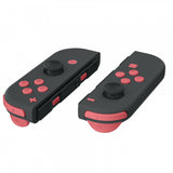 eXtremeRate Indian Red Replacement ABXY Direction Keys SR SL L R ZR ZL Trigger Buttons Springs, Full Set Buttons Repair Kits with Tools for NS Switch JoyCon & OLED JoyCon - JoyCon Shell NOT Included - AJ219