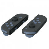 eXtremeRate Slate Gray Replacement ABXY Direction Keys SR SL L R ZR ZL Trigger Buttons Springs, Full Set Buttons Repair Kits with Tools for NS Switch JoyCon & OLED JoyCon - JoyCon Shell NOT Included - AJ220