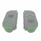 eXtremeRate Matcha Green Replacement ABXY Direction Keys SR SL L R ZR ZL Trigger Buttons Springs, Full Set Buttons Repair Kits with Tools for NS Switch JoyCon & OLED JoyCon - JoyCon Shell NOT Included - AJ222