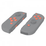 eXtremeRate Coral Replacement ABXY Direction Keys SR SL L R ZR ZL Trigger Buttons Springs, Full Set Buttons Repair Kits with Tools for NS Switch JoyCon & OLED JoyCon - JoyCon Shell NOT Included - AJ223