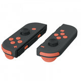 eXtremeRate Coral Replacement ABXY Direction Keys SR SL L R ZR ZL Trigger Buttons Springs, Full Set Buttons Repair Kits with Tools for NS Switch JoyCon & OLED JoyCon - JoyCon Shell NOT Included - AJ223