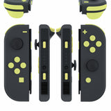 eXtremeRate Lemon Yellow Replacement ABXY Direction Keys SR SL L R ZR ZL Trigger Buttons Springs, Full Set Buttons Repair Kits with Tools for NS Switch JoyCon & OLED JoyCon - JoyCon Shell NOT Included - AJ225