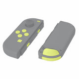 eXtremeRate Lemon Yellow Replacement ABXY Direction Keys SR SL L R ZR ZL Trigger Buttons Springs, Full Set Buttons Repair Kits with Tools for NS Switch JoyCon & OLED JoyCon - JoyCon Shell NOT Included - AJ225