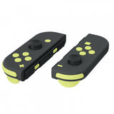 eXtremeRate Lemon Yellow Replacement ABXY Direction Keys SR SL L R ZR ZL Trigger Buttons Springs, Full Set Buttons Repair Kits with Tools for NS Switch JoyCon & OLED JoyCon - JoyCon Shell NOT Included - AJ225