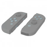 eXtremeRate New Hope Gray Replacement ABXY Direction Keys SR SL L R ZR ZL Trigger Buttons Springs, Full Set Buttons Repair Kits with Tools for NS Switch JoyCon & OLED JoyCon - JoyCon Shell NOT Included - AJ226