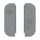 eXtremeRate New Hope Gray Replacement ABXY Direction Keys SR SL L R ZR ZL Trigger Buttons Springs, Full Set Buttons Repair Kits with Tools for NS Switch JoyCon & OLED JoyCon - JoyCon Shell NOT Included - AJ226