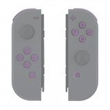 eXtremeRate Dark Grayish Violet Replacement ABXY Direction Keys SR SL L R ZR ZL Trigger Buttons Springs, Full Set Buttons Repair Kits with Tools for NS Switch JoyCon & OLED JoyCon - JoyCon Shell NOT Included - AJ227