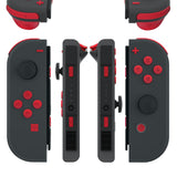 eXtremeRate Passion Red Replacement ABXY Direction Keys SR SL L R ZR ZL Trigger Buttons Springs, Full Set Buttons Repair Kits with Tools for NS Switch JoyCon & OLED JoyCon - JoyCon Shell NOT Included - AJ231