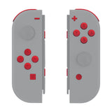 eXtremeRate Passion Red Replacement ABXY Direction Keys SR SL L R ZR ZL Trigger Buttons Springs, Full Set Buttons Repair Kits with Tools for NS Switch JoyCon & OLED JoyCon - JoyCon Shell NOT Included - AJ231