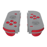 eXtremeRate Passion Red Replacement ABXY Direction Keys SR SL L R ZR ZL Trigger Buttons Springs, Full Set Buttons Repair Kits with Tools for NS Switch JoyCon & OLED JoyCon - JoyCon Shell NOT Included - AJ231