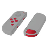 eXtremeRate Passion Red Replacement ABXY Direction Keys SR SL L R ZR ZL Trigger Buttons Springs, Full Set Buttons Repair Kits with Tools for NS Switch JoyCon & OLED JoyCon - JoyCon Shell NOT Included - AJ231