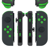 eXtremeRate Green Replacement ABXY Direction Keys SR SL L R ZR ZL Trigger Buttons Springs, Full Set Buttons Repair Kits with Tools for NS Switch JoyCon & OLED JoyCon - JoyCon Shell NOT Included - AJ233
