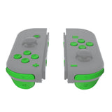 eXtremeRate Green Replacement ABXY Direction Keys SR SL L R ZR ZL Trigger Buttons Springs, Full Set Buttons Repair Kits with Tools for NS Switch JoyCon & OLED JoyCon - JoyCon Shell NOT Included - AJ233