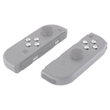 eXtremeRate Chrome Silver Glossy Replacement ABXY Direction Keys SR SL L R ZR ZL Trigger Buttons Springs, Full Set Buttons Repair Kits with Tools for NS Switch JoyCon & OLED JoyCon - JoyCon Shell NOT Included - AJ302
