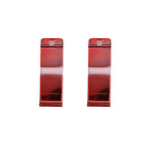 eXtremeRate 2 Set of Glossy Chrome Red Replacement Kickstand for Nintendo Switch Console, Back Bracket Holder Kick Stand for Nintendo Switch - Console NOT Included - AJ407