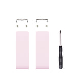 eXtremeRate 2 Set of Cherry Blossoms Pink Replacement Kickstand for Nintendo Switch Console, Back Bracket Holder Kick Stand for Nintendo Switch - Console NOT Included - AJ414