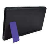 eXtremeRate 2 Set of Purple Soft Touch Replacement Kickstand for Nintendo Switch Console, Back Bracket Holder Kick Stand for Nintendo Switch - Console NOT Included - AJ417