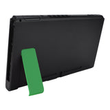 eXtremeRate 2 Set of Green Soft Touch Replacement Kickstand for Nintendo Switch Console, Back Bracket Holder Kick Stand for Nintendo Switch - Console NOT Included - AJ418