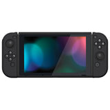PlayVital UPGRADED Dockable Case Grip Cover for NS Switch, Ergonomic Protective Case for NS Switch, Separable Protector Hard Shell for Joycon - Black - ANSP3006