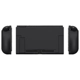 PlayVital UPGRADED Dockable Case Grip Cover for NS Switch, Ergonomic Protective Case for NS Switch, Separable Protector Hard Shell for Joycon - Black - ANSP3006
