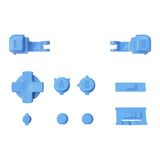 eXtremeRate Starlight Blue Custom Full Set Buttons for Gameboy Advance SP, Replacement A B L R Button Power On Off Volume Button D-pad Key for GBA SP Console - Console NOT Included - ASPJ106