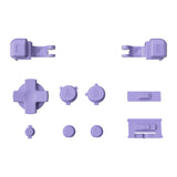 eXtremeRate 16Bits Light Violet Custom Full Set Buttons for Gameboy Advance SP, Replacement A B L R Button Power On Off Volume Button D-pad Key for GBA SP Console - Console NOT Included - ASPJ108