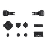 eXtremeRate Black Custom Full Set Buttons for Gameboy Advance SP, Replacement A B L R Button Power On Off Volume Button D-pad Key for GBA SP Console - Console NOT Included - ASPJ205
