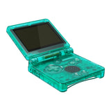 IPS Ready Upgraded eXtremeRate Emerald Green Custom Replacement Housing Shell for Gameboy Advance SP GBA SP – Compatible with Both IPS & Standard LCD – Console & Screen NOT Included - ASPM5003