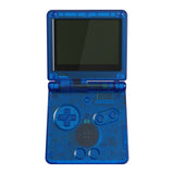 IPS Ready Upgraded eXtremeRate Clear Blue Custom Replacement Housing Shell for Gameboy Advance SP GBA SP – Compatible with Both IPS & Standard LCD – Console & Screen NOT Included - ASPM5004