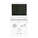 eXtremeRate IPS Ready Upgraded White Custom Replacement Housing Shell for Gameboy Advance SP GBA SP – Compatible with Both IPS & Standard LCD – Console & Screen NOT Included - ASPP3002