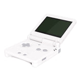 eXtremeRate IPS Ready Upgraded White Custom Replacement Housing Shell for Gameboy Advance SP GBA SP – Compatible with Both IPS & Standard LCD – Console & Screen NOT Included - ASPP3002