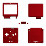 eXtremeRate IPS Ready Upgraded Scarlet Red Soft Touch Custom Replacement Housing Shell for Gameboy Advance SP GBA SP – Compatible with Both IPS & Standard LCD – Console & Screen NOT Included - ASPP3004