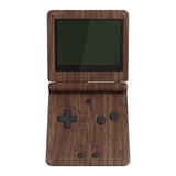 eXtremeRate IPS Ready Upgraded The Wood Grain Soft Touch Custom Replacement Housing Shell for Gameboy Advance SP GBA SP – Compatible with Both IPS & Standard LCD – Console & Screen NOT Included - ASPS2001