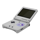eXtremeRate IPS Ready Upgraded Classic SNES Style Custom Replacement Housing Shell for Gameboy Advance SP GBA SP – Compatible with Both IPS & Standard LCD – Console & Screen NOT Included - ASPY001