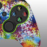 PlayVital Colorful Splash Pattern Silicone Cover Skin wtih Thumb Grip Caps for Xbox Series X/S Controller - BLX3021