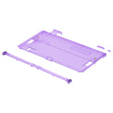 eXtremeRate Clear Atomic Purple Console Back Plate DIY Replacement Housing Shell Case for Nintendo Switch OLED Console – JoyCon Shell & Kickstand NOT Included - BNSOM5002