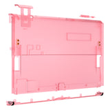 eXtremeRate Cherry Pink Console Back Plate DIY Replacement Housing Shell Case for Nintendo Switch OLED Console – JoyCon Shell & Kickstand NOT Included - BNSOM5004