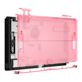 eXtremeRate Cherry Pink Console Back Plate DIY Replacement Housing Shell Case for Nintendo Switch OLED Console – JoyCon Shell & Kickstand NOT Included - BNSOM5004