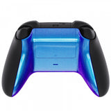 eXtremeRate Chameleon Purple Blue Glossy Custom Bottom Shell w/ Battery Cover for Xbox Series S/X Controller - Controller & Side Rails NOT Included - BX3P301
