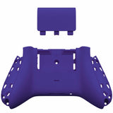 eXtremeRate Purple Soft Touch Replacement Back Shell w/ Battery Cover for Xbox Series S/X Controller - Controller & Side Rails NOT Included - BX3P307