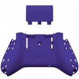 eXtremeRate Purple Soft Touch Replacement Back Shell w/ Battery Cover for Xbox Series S/X Controller - Controller & Side Rails NOT Included - BX3P307