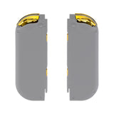 eXtremeRate Chrome Gold D-pad ABXY Keys SR SL L R ZR ZL Trigger Buttons Springs, Replacement Full Set Buttons Fix Kits for NS Switch Joycon & OLED JoyCon (D-pad ONLY Fits for eXtremeRate Joycon D-pad Shell) - BZD401