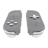 eXtremeRate Chrome Silver D-pad ABXY Keys SR SL L R ZR ZL Trigger Buttons Springs, Replacement Full Set Buttons Fix Kits for NS Switch Joycon & OLED JoyCon (D-pad ONLY Fits for eXtremeRate Joycon D-pad Shell) - BZD402