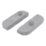 eXtremeRate Transparent Clear D-pad ABXY Keys SR SL L R ZR ZL Trigger Buttons Springs, Replacement Full Set Buttons Fix Kits for NS Switch Joycon & OLED JoyCon (D-pad ONLY Fits for eXtremeRate Joycon D-pad Shell) - BZM501