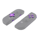 eXtremeRate Chameleon Purple Blue D-pad ABXY Keys SR SL L R ZR ZL Trigger Buttons Springs, Replacement Full Set Buttons Fix Kits for NS Switch Joycon & OLED JoyCon (D-pad ONLY Fits for eXtremeRate Joycon D-pad Shell) - BZP301
