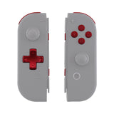 eXtremeRate Red D-pad ABXY Keys SR SL L R ZR ZL Trigger Buttons Springs, Replacement Full Set Buttons Fix Kits for NS Switch Joycon & OLED JoyCon (D-pad ONLY Fits for eXtremeRate Joycon D-pad Shell) - BZP302